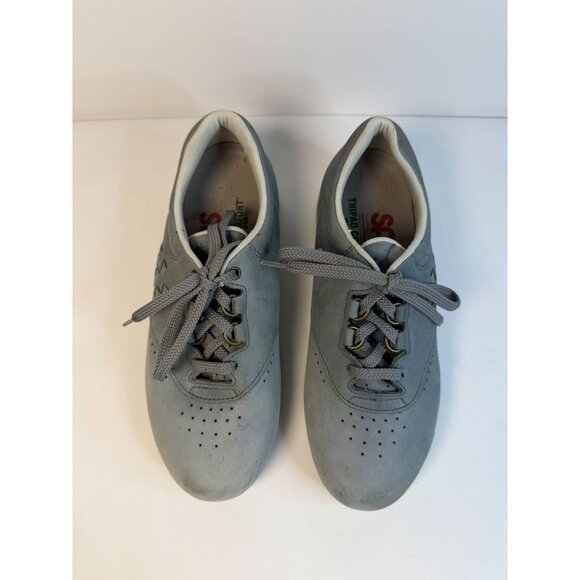SAS Free Time Womens Size 5W Blue Leather Tripad Comfort Walking Shoe - Picture 3 of 14